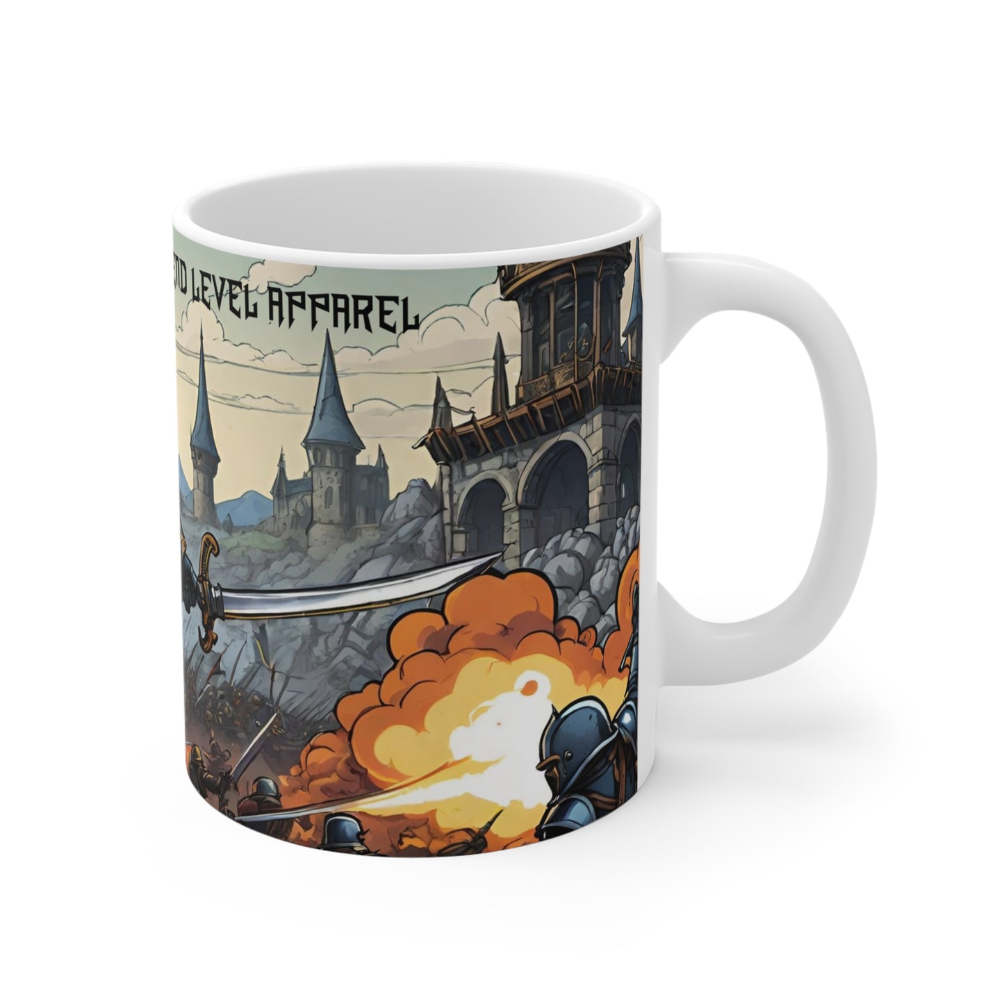 Steampunk Medieval Battle Mug