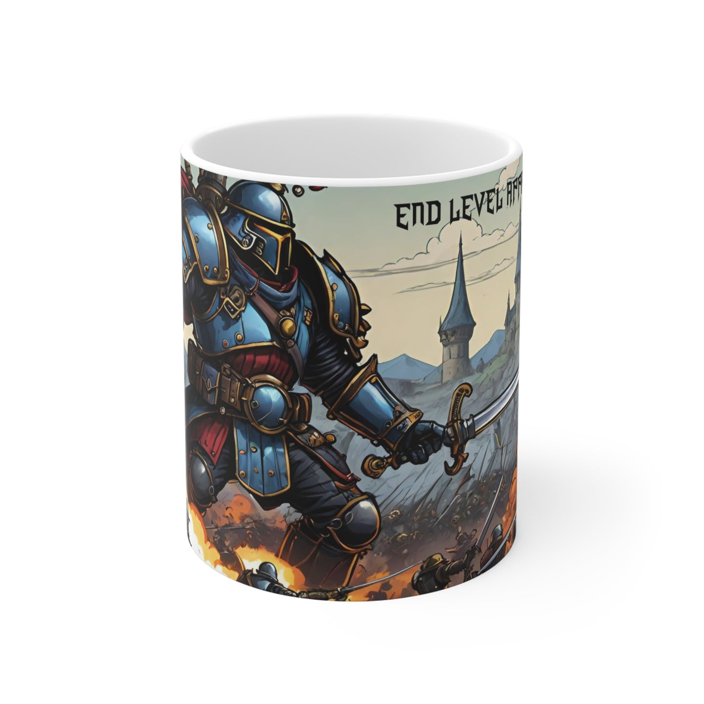 Steampunk Medieval Battle Mug