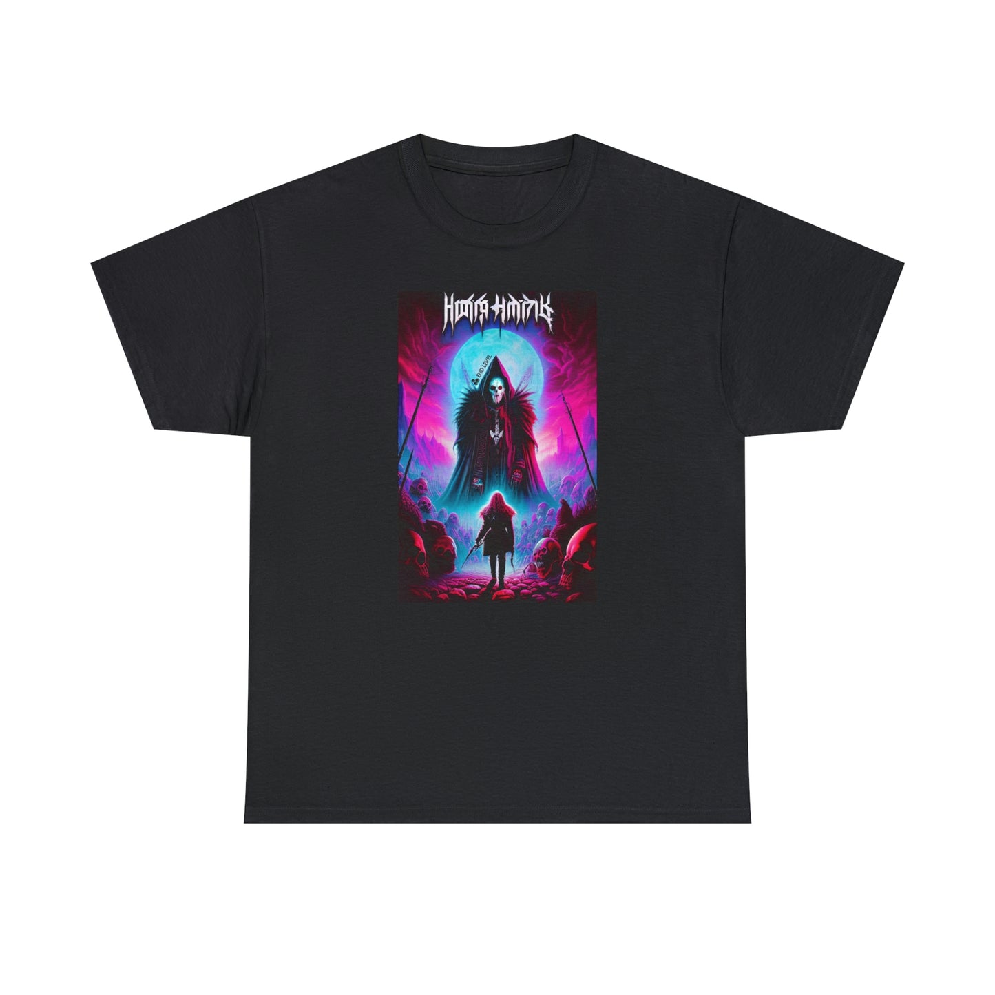 Black tee with Kul's Realm design.