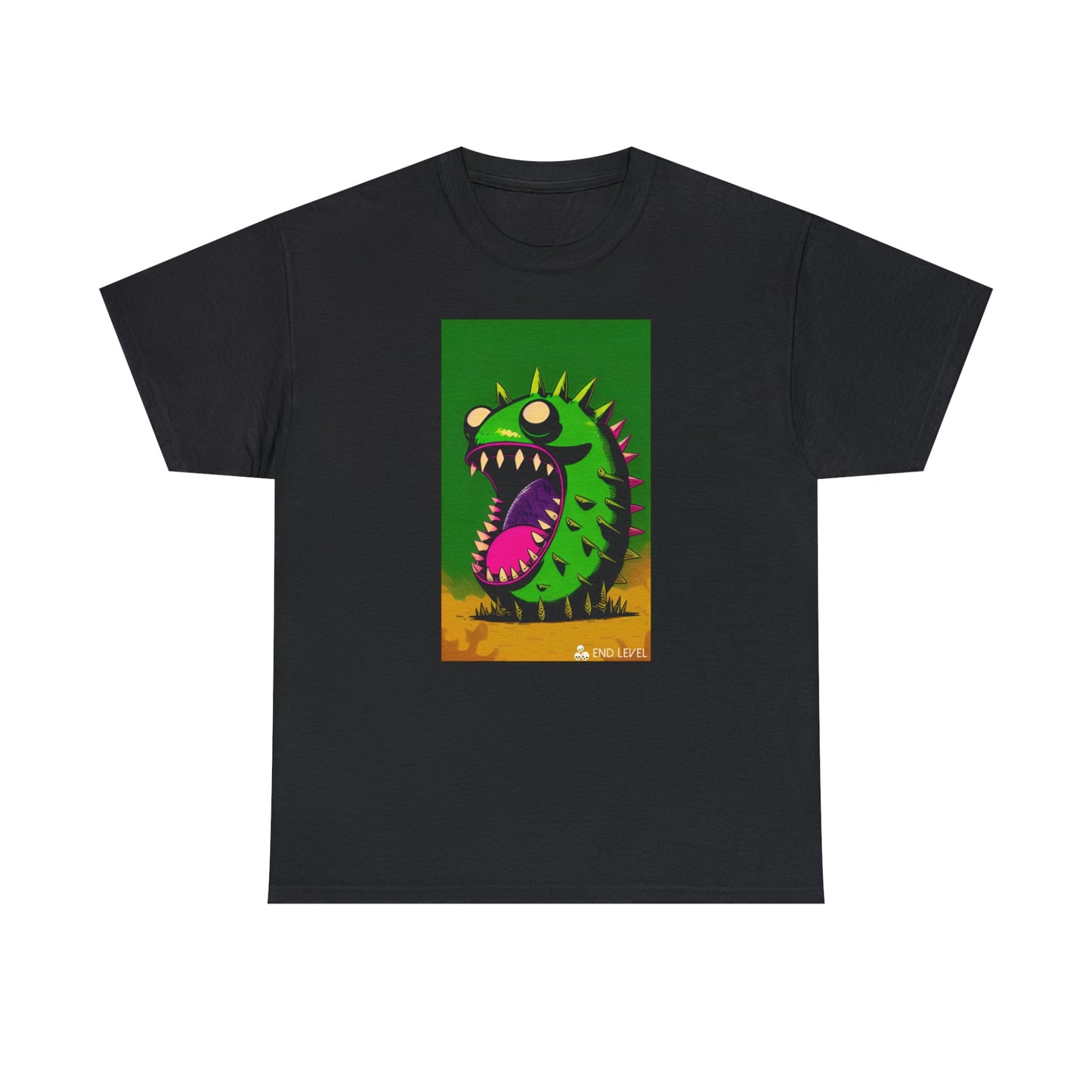 Black tee with Mighty Zook design.
