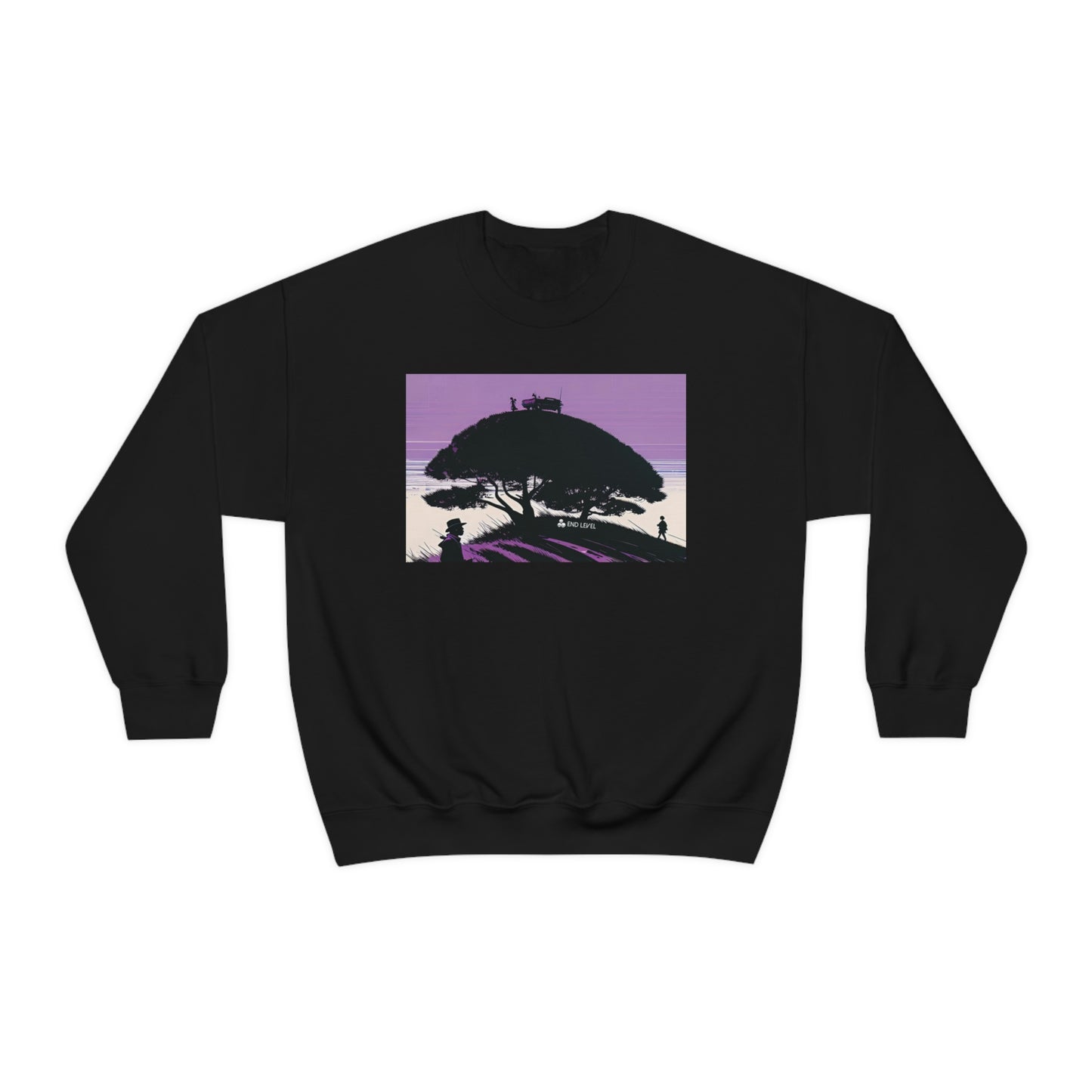 Black sweatshirt with Tough Parking design.