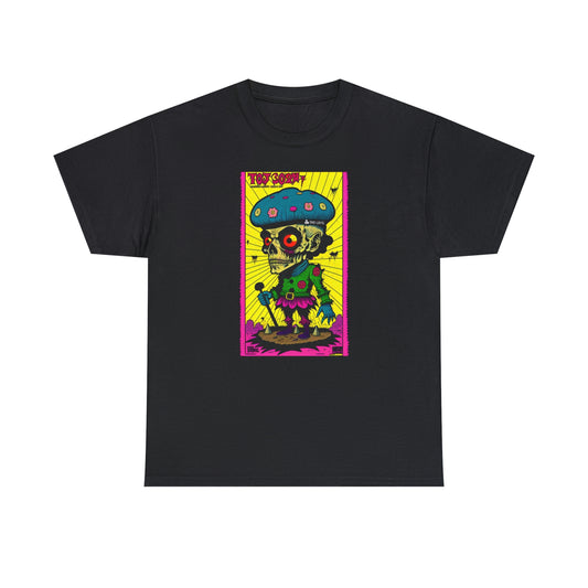 Black Tee with Creepy Phil design.