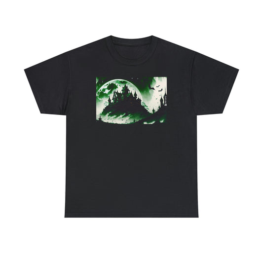 Black tee with Count's Cliff design.