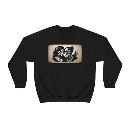 Black sweatshirt with Love Eternal design.